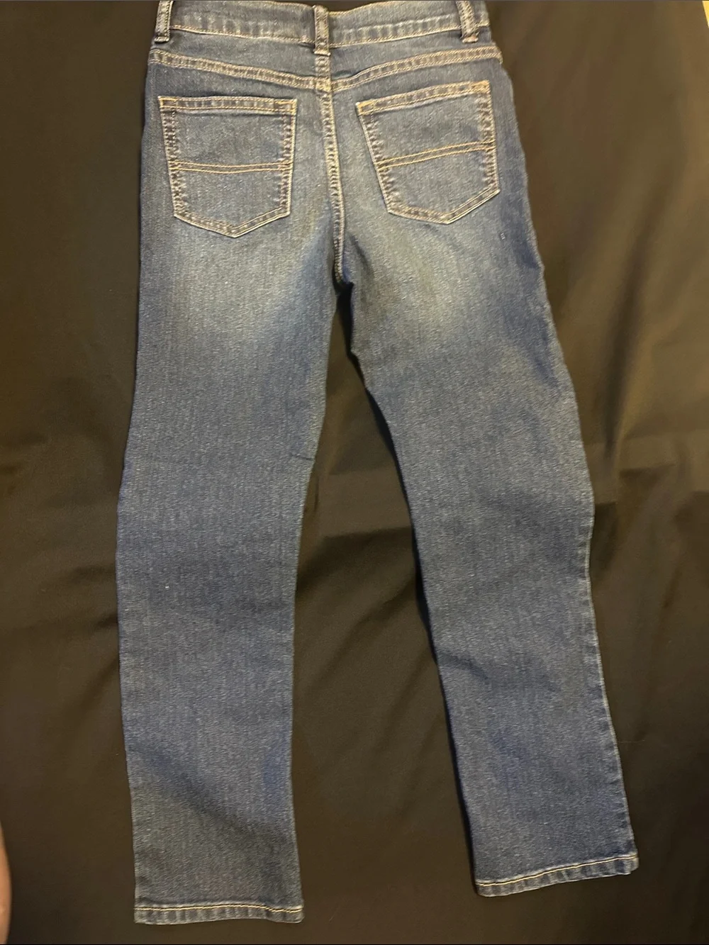 OshKosh B'gosh Boys' Slim Straight Distressed Blue Jeans